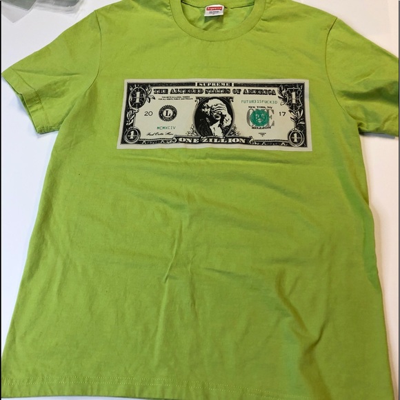 supreme zillion dollar tee